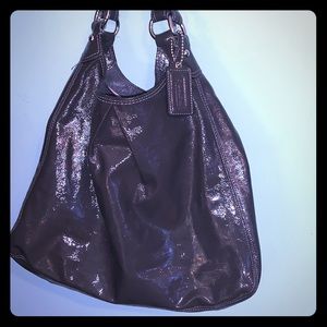 Coach “Maggie” Patent Lthr Shoulder Bag